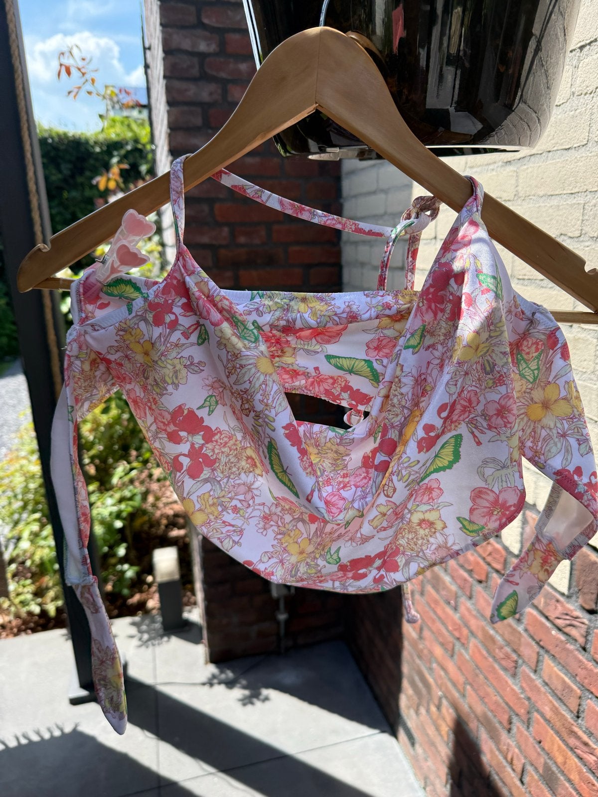 Victoria's Secret Bikini Top Bloemenprint S (valt klein), Ophalen of Verzenden, Gedragen, Meerkleurig, Bikini