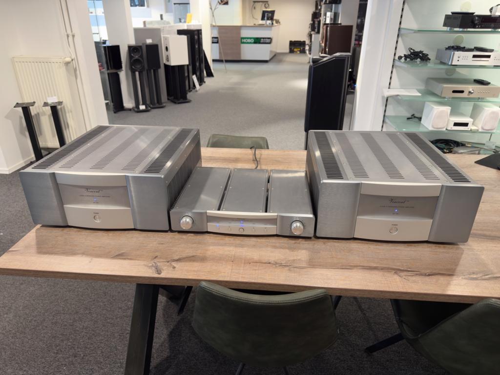 Vincent SA-91+ 2 x SP-991 versterkers als nieuw., Ophalen, Zo goed als nieuw, Overige merken