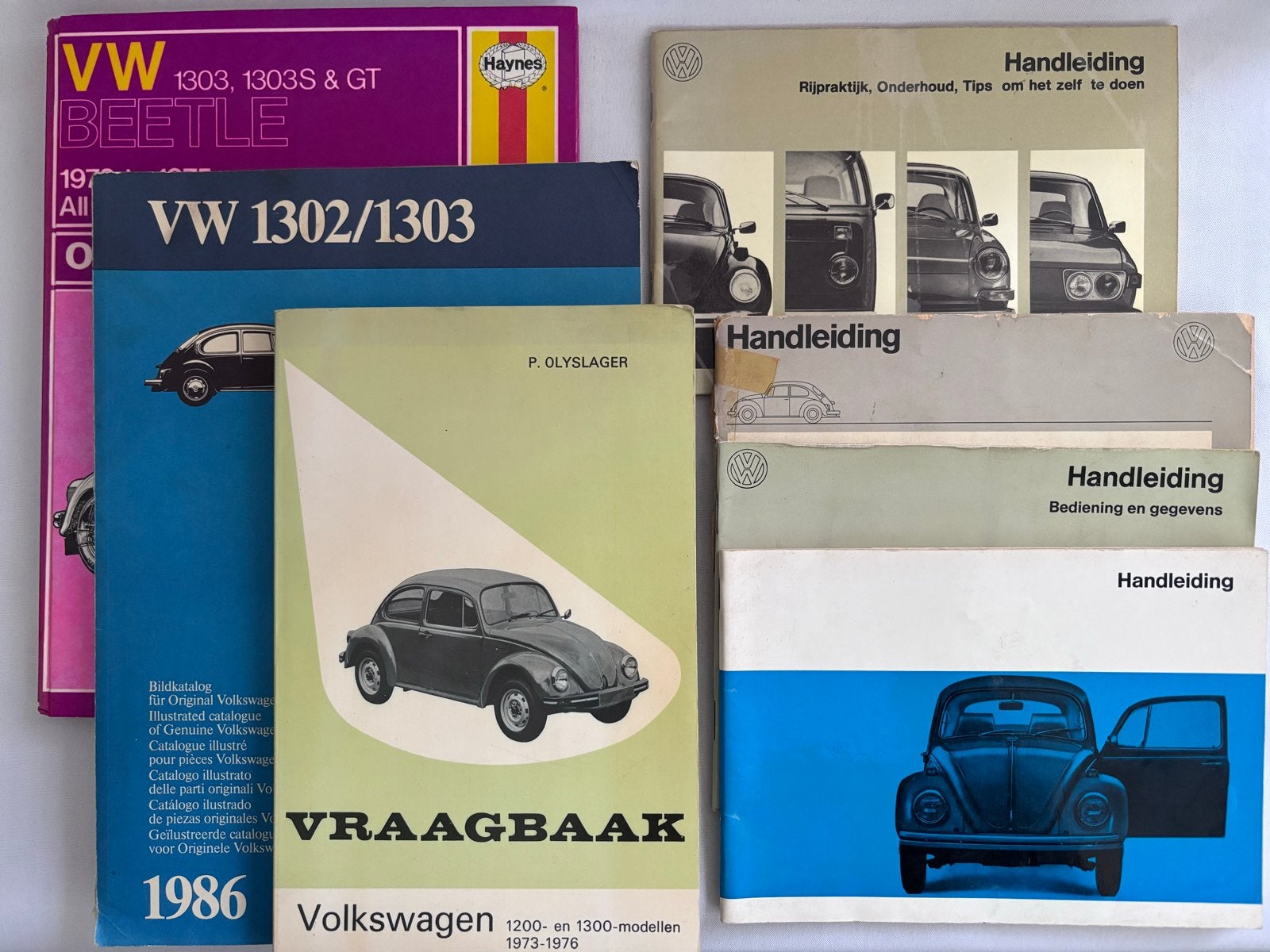 7 diverse handleidingen en boeken voor Volkswagens en Kevers, Ophalen of Verzenden