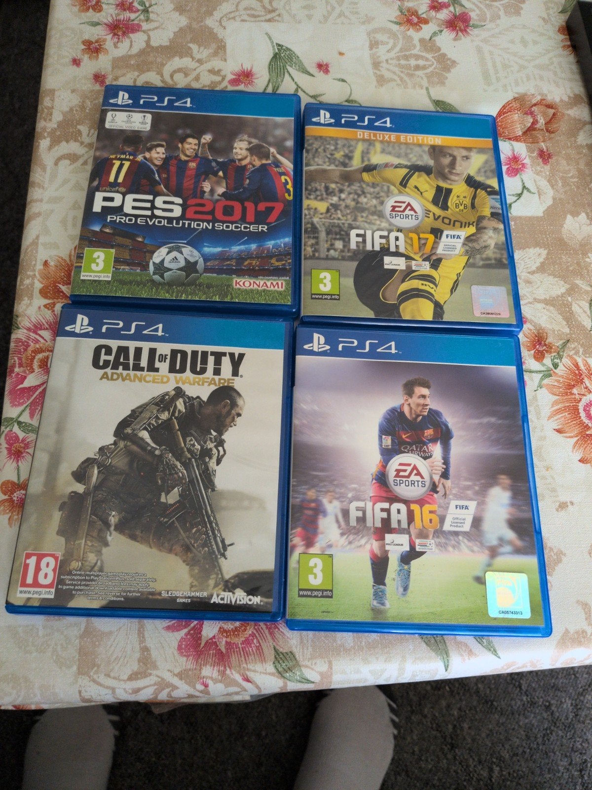 PS4 Games: FIFA 16, FIFA 17, PES 2017, Call of Duty, Spelcomputers en Games, Games | Sony PlayStation 4, Gebruikt, Vanaf 18 jaar
