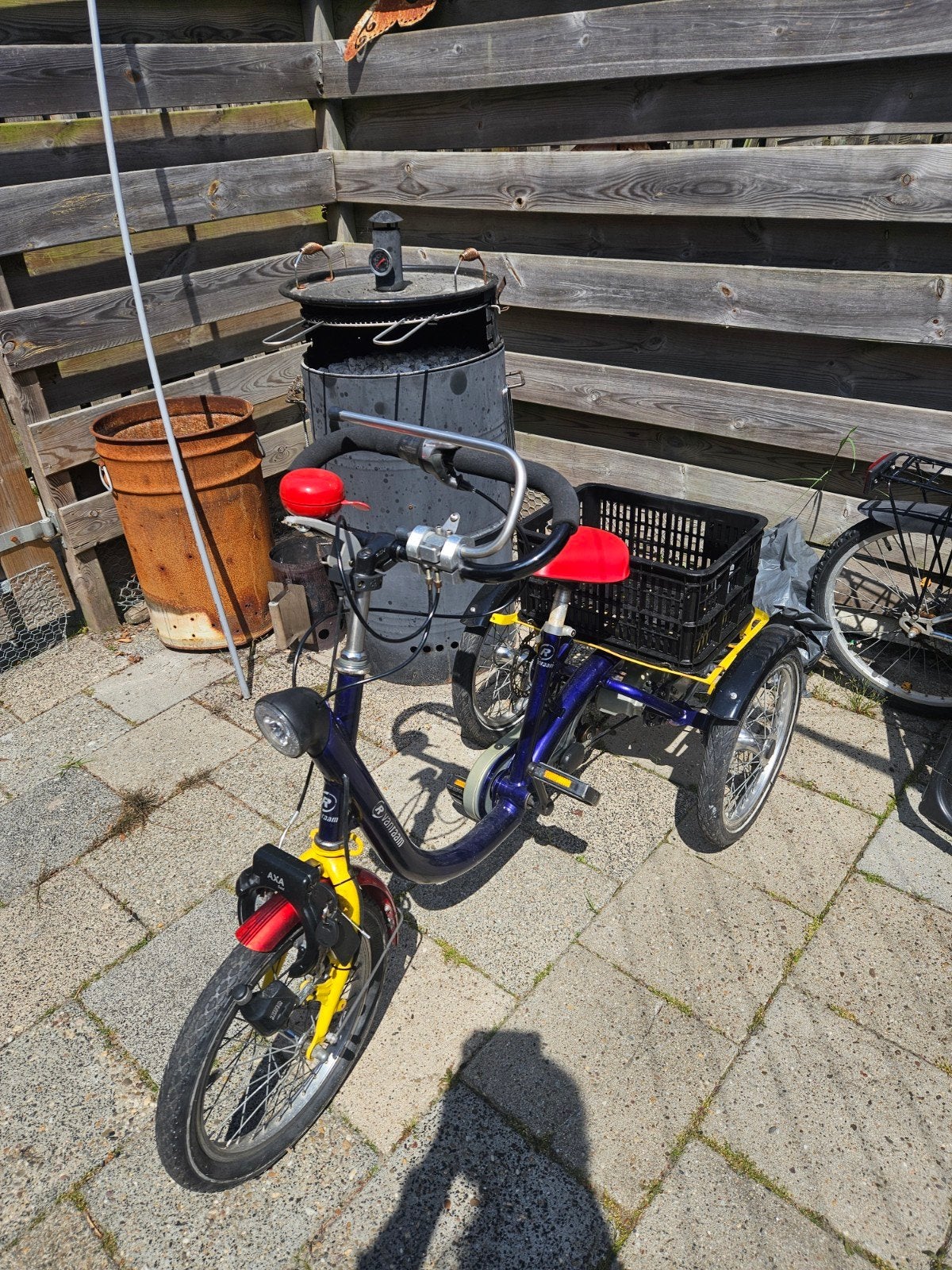 Van Raam kinderfiets driewieler, Ophalen