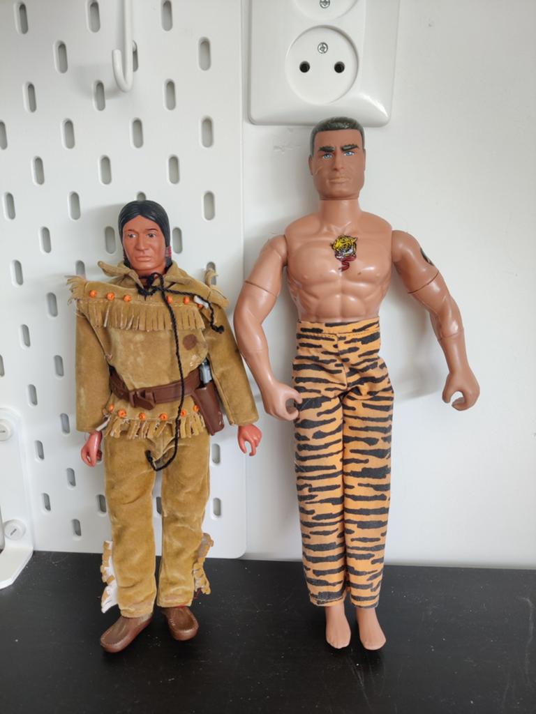 Vintage Tonto The Lone Ranger & ACTION MAN Tiger Strike, Ophalen of Verzenden, Gebruikt