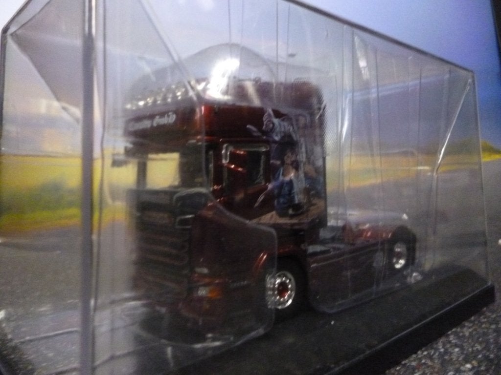 Tekno Scania R serie Contship in stolp, Ophalen of Verzenden, Nieuw, Bus of Vrachtwagen, Tekno