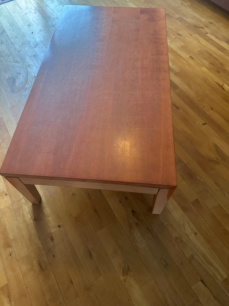 Gratis koffietafel, Huis en Inrichting, Tafels | Salontafels, Ophalen, Gebruikt, 100 tot 150 cm, 50 tot 100 cm