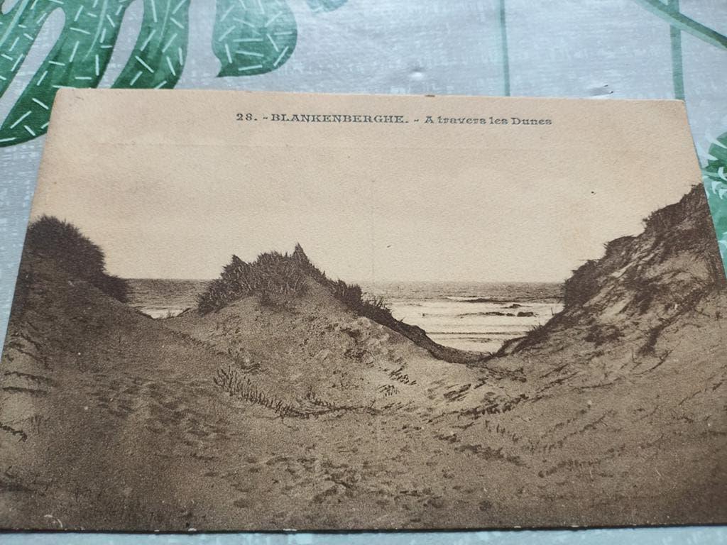 Oude Blankenberge postkaart - Duinen, Ophalen, 1920 tot 1940, Brussel (Gewest)