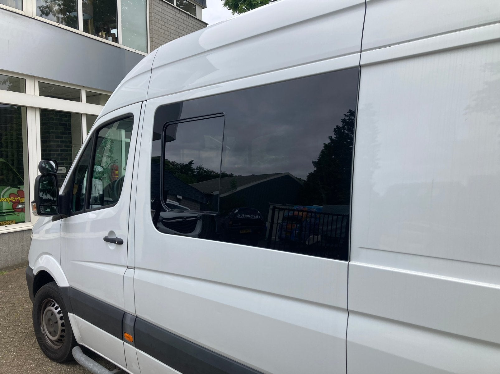 Ramen Mercedes Sprinter vanaf 2006; Schuifraam, getint glas, Caravans en Kamperen, Camper-accessoires, Nieuw, Ophalen of Verzenden