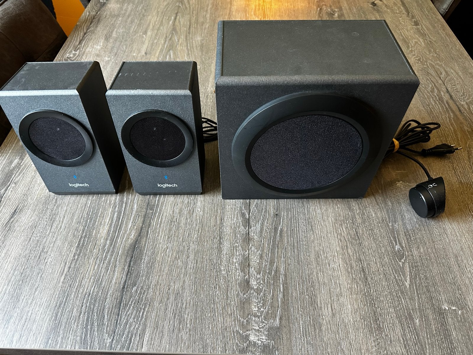 Logitech Z337 2.1 speakerset met Bluetooth en subwoofer, Computers en Software, Pc speakers, Ophalen of Verzenden, Gebruikt, Audiokanaal 2.1
