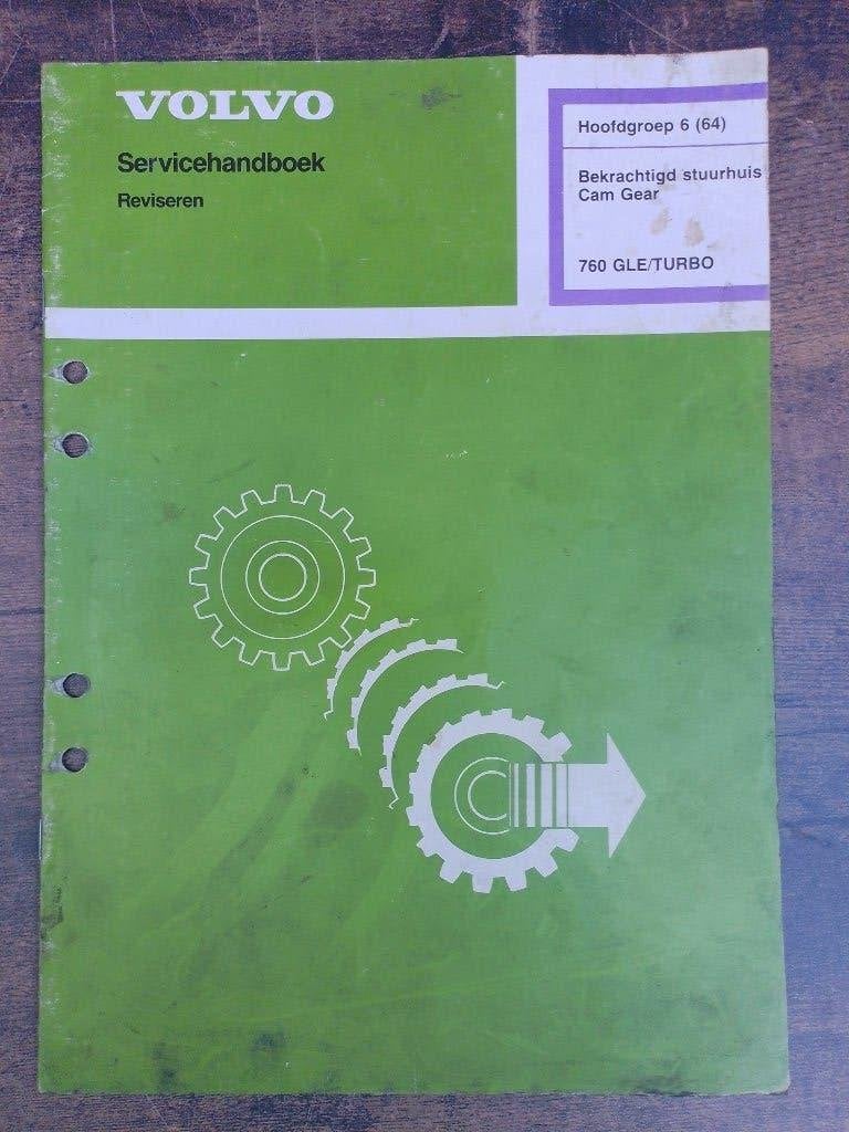 Volvo 760  dealer werkplaatsboek bekrachtigd stuurhuis, Ophalen of Verzenden, Gelezen, Volvo