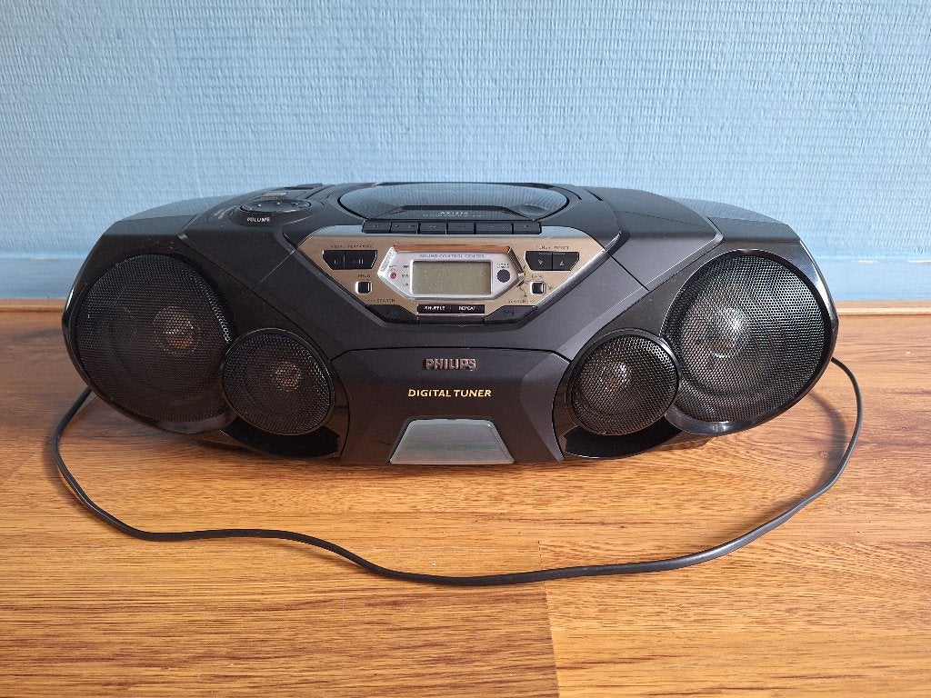 Draagbare Stereo Radio Cd-Speler, Philips, Tuner of Radio, Draagbaar, Ophalen of Verzenden