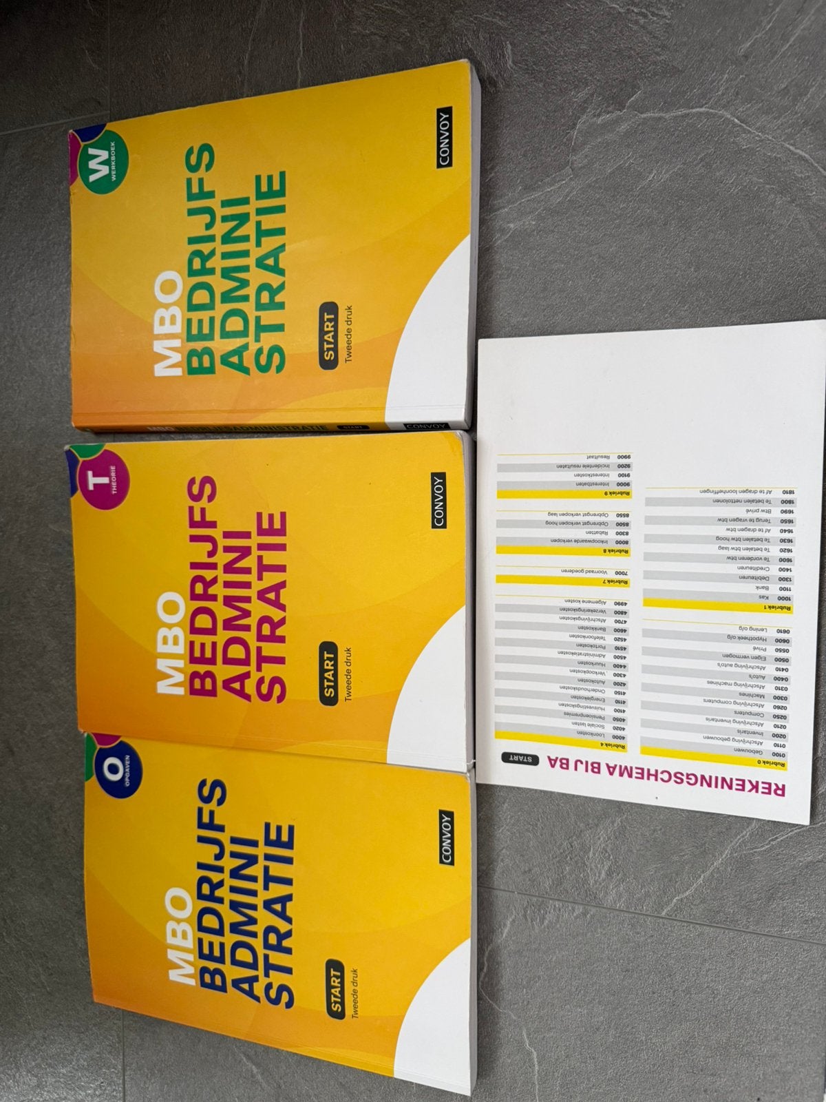 Mbo bedrijfsadministratie boeken start, Boeken, Ophalen, Gelezen, Bedrijfseconomie of M&O
