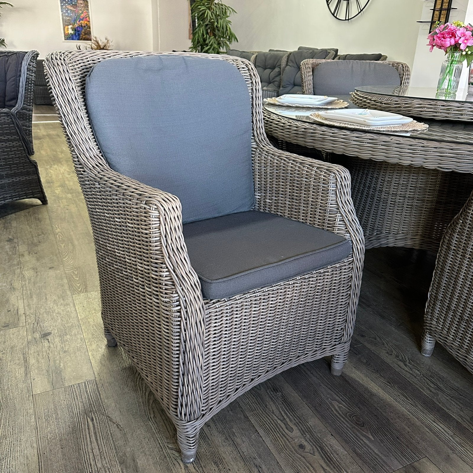 4 Seasons Outdoor (4SO) Tuinset - Tafel + 6 stoelen - ZGAN, Tuin en Terras, Tuinsets en Loungesets, Verzenden, ., Zo goed als nieuw