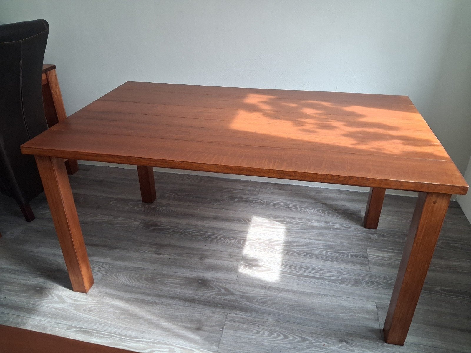Danish Handcrafted Dining Table, Ophalen, 200 cm of meer, 50 tot 100 cm, Zo goed als nieuw
