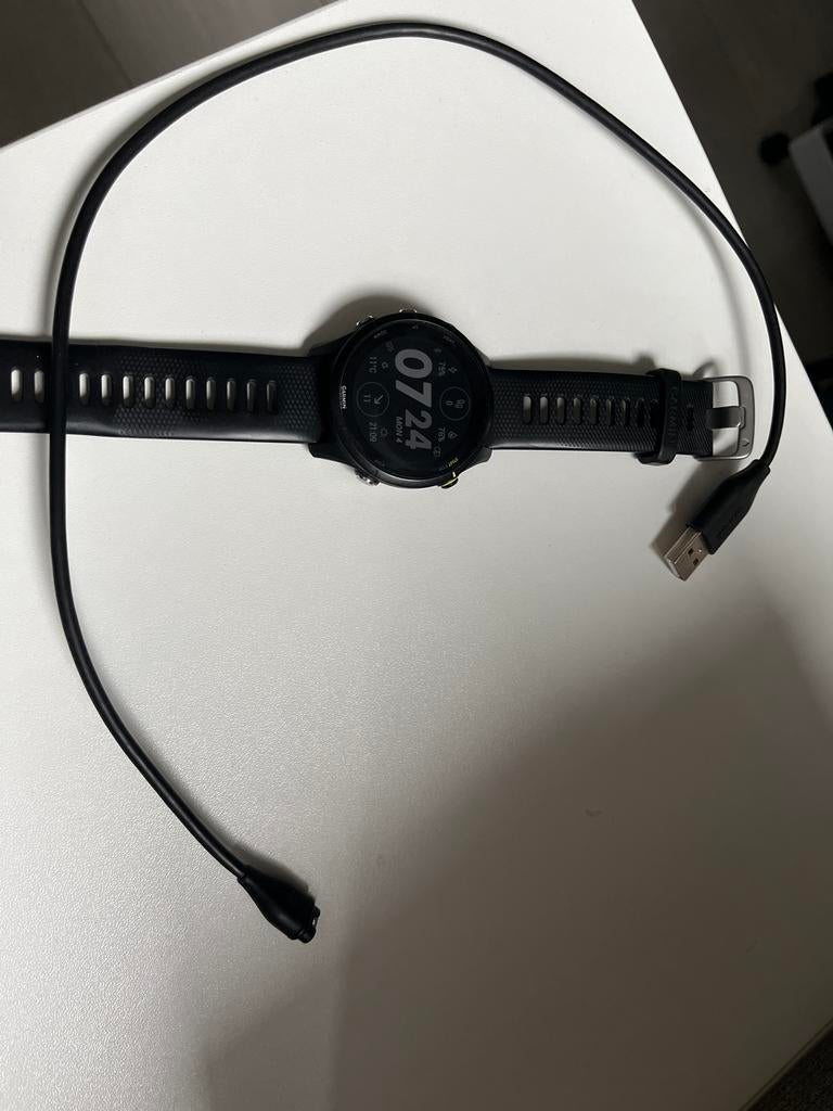 SOLD Garmin Forerunner 255 Music - Zo goed als nieuw, Sieraden, Tassen en Uiterlijk, Sporthorloges, Afstand, Zwart, Ophalen of Verzenden