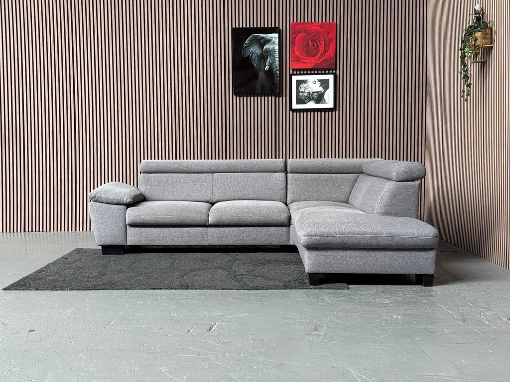 GRATIS LEVERING Hoekbank Grijs 270x215 GEREINIGD, Huis en Inrichting, Banken | Bankstellen, 250 tot 300 cm, Hoekbank, Ophalen of Verzenden