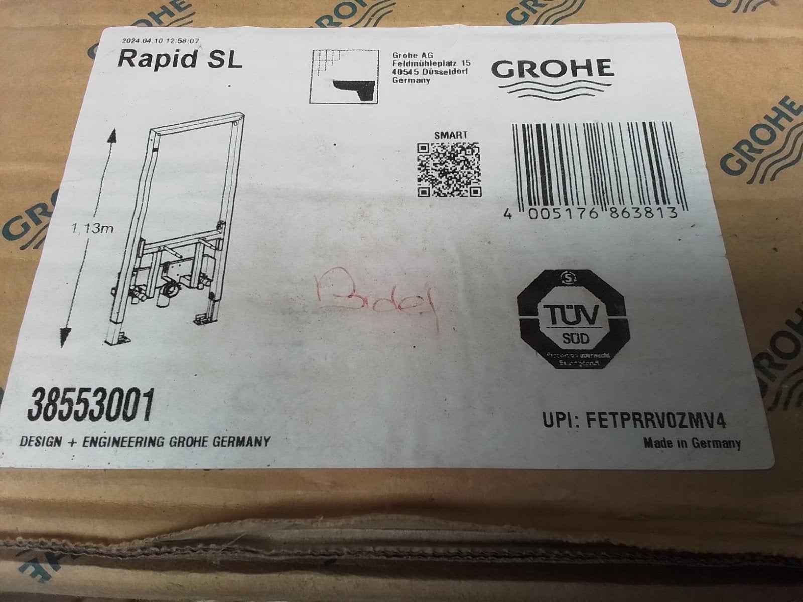 Grohe Rapid SL bidet, Ophalen, Nieuw, Toilet