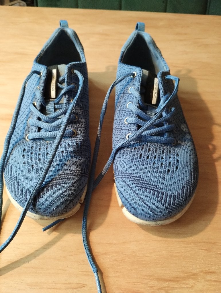 Ecco, lage veterschoenen, mt 38, Kleding | Dames, Ecco, Blauw, Gedragen, Wandelschoenen
