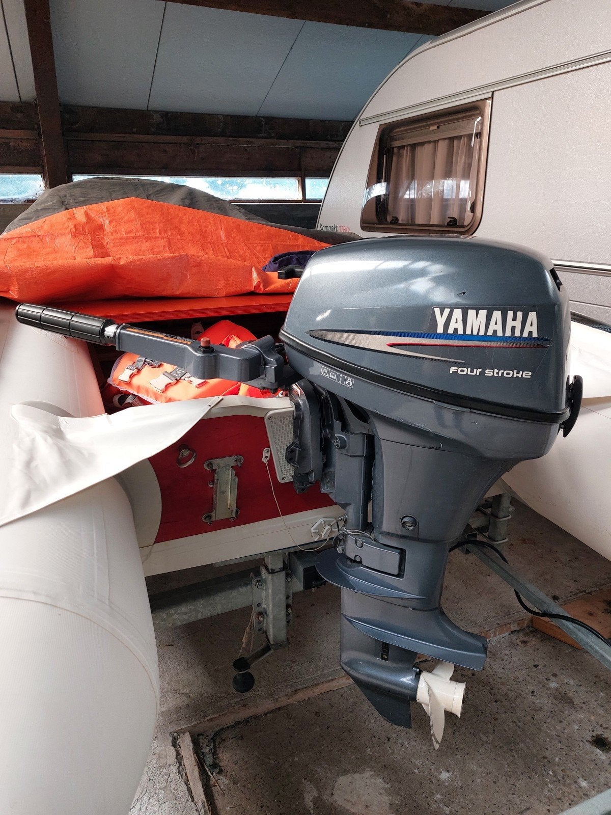 Yamaha/Selva 8 pk 4-takt kortstaart., Watersport en Boten, Ophalen, Gebruikt, 5 tot 10 pk, Buitenboordmotor