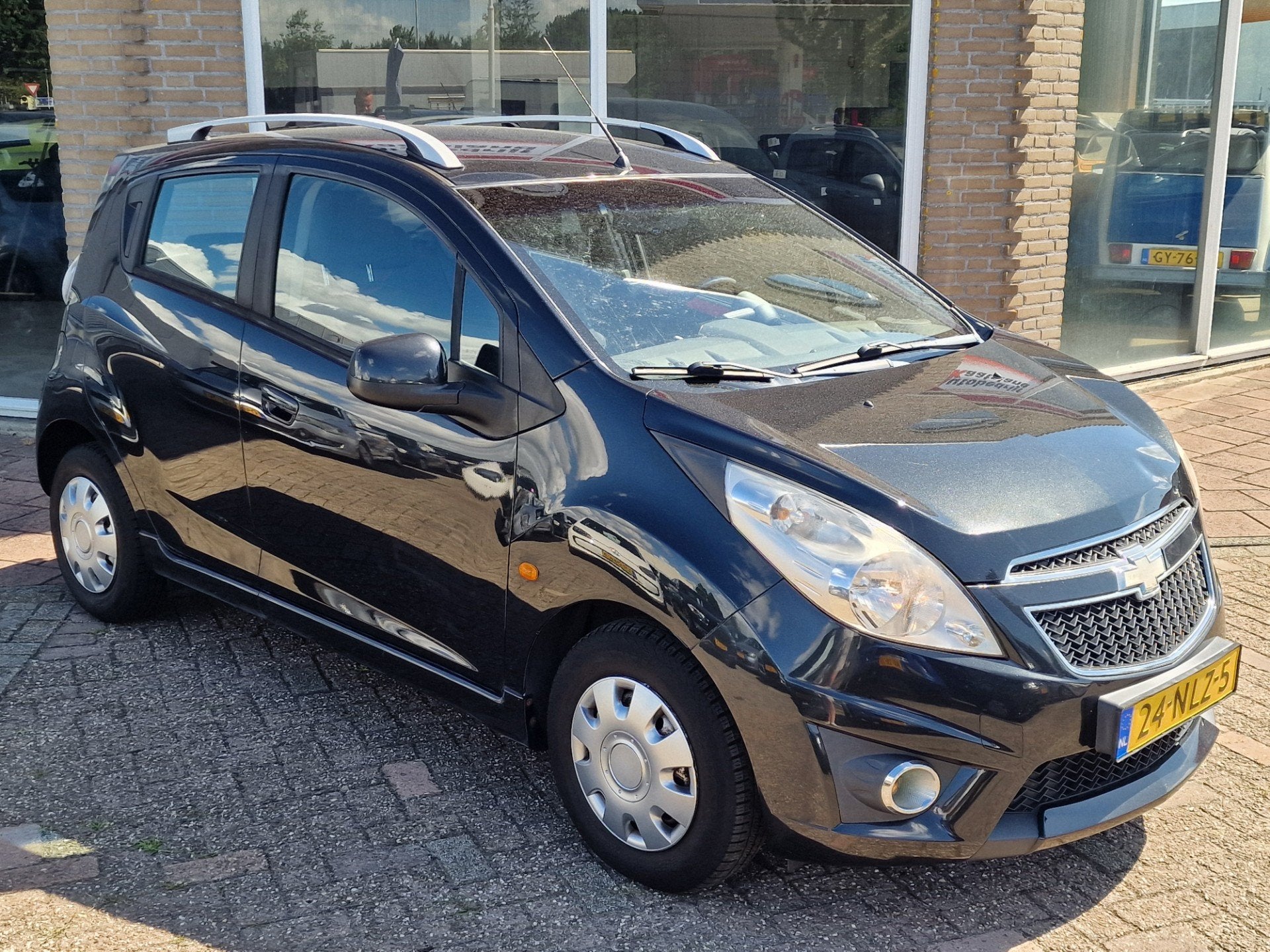 Chevrolet Spark 1.2 16V LT - Airco - Electr Ramen -, Auto's, Chevrolet, Voorwielaandrijving, Stof, Gebruikt, Zwart