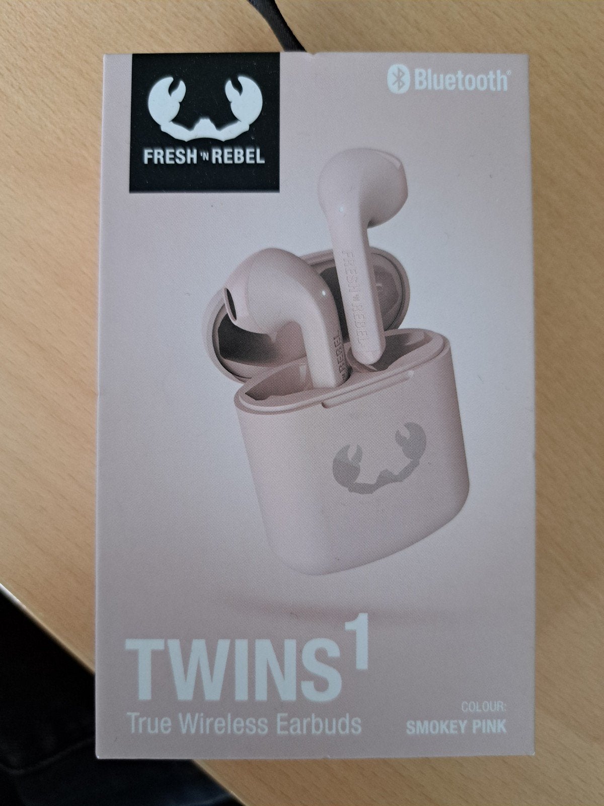 Fresh 'n Rebel Twins True Wireless earbuds - smokey Roze, Audio, Tv en Foto, Roze, Draadloos, Ophalen of Verzenden, Zo goed als nieuw
