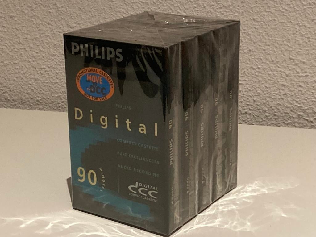Philips DCC 90 cassettes, nieuw in folie, 2 t/m 25 bandjes, Overige genres, Ophalen of Verzenden, Zo goed als nieuw