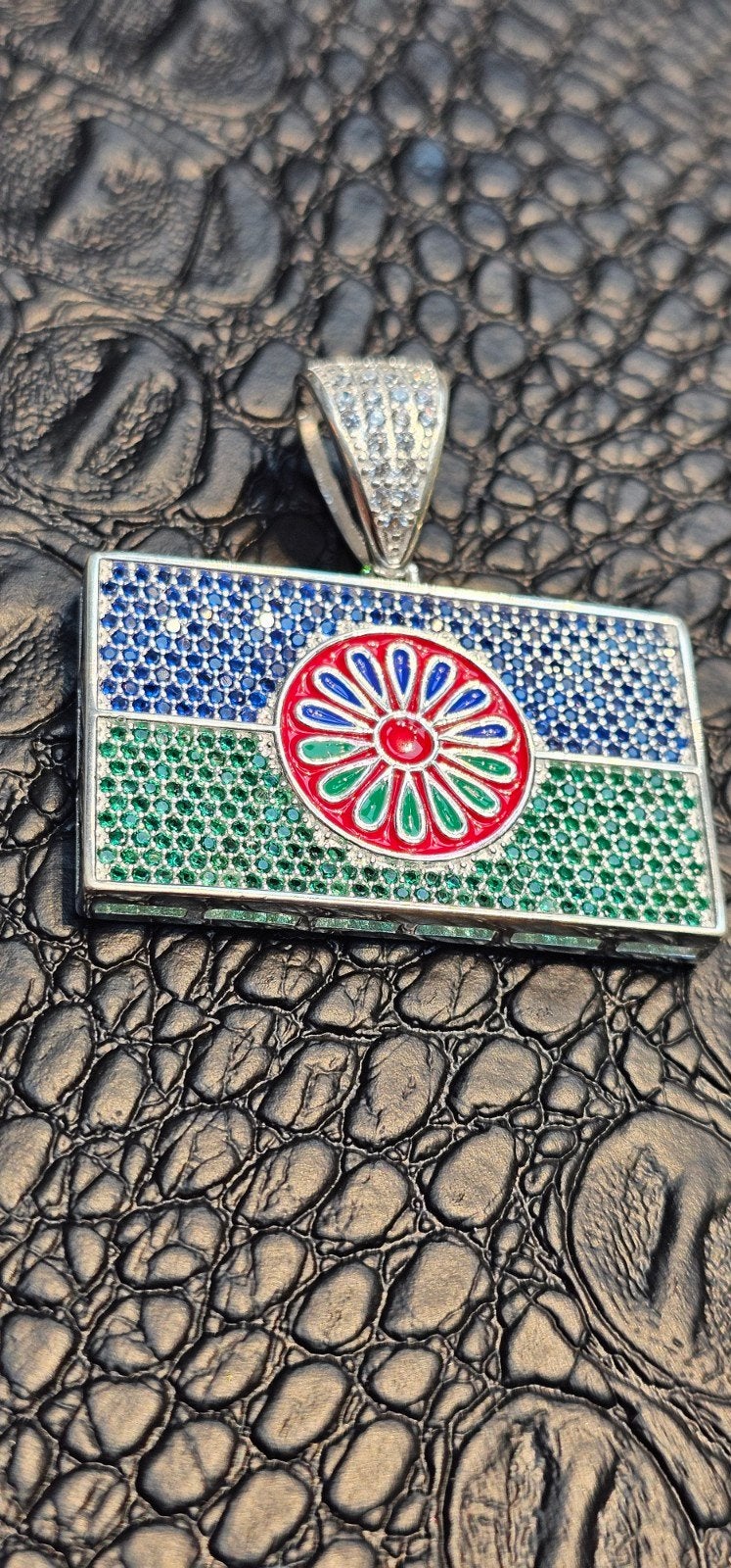 Prachtige Roma en Sinti zilveren hanger, Ophalen of Verzenden, Nieuw, Zilver, Zilver