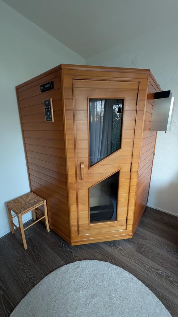 3-persoon infraroodsauna, Ophalen, Zo goed als nieuw, Infrarood, Complete sauna