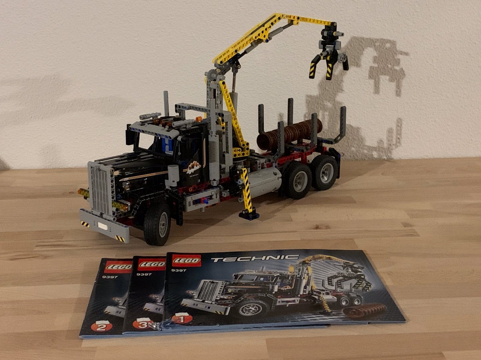 Lego technic 9397 houttransport boomstam transport, Ophalen, Gebruikt, Lego, Technic