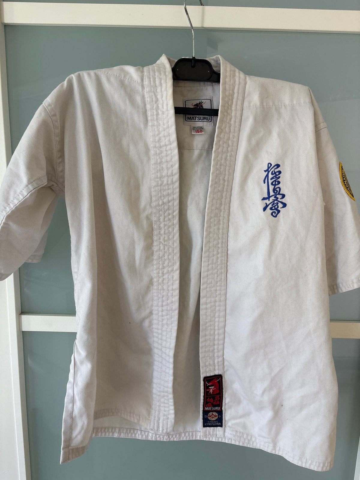 Matsuru Karatepak - Maat 150 - Zo goed als nieuw, Vechtsportpak, Ophalen of Verzenden, Zo goed als nieuw, Karate