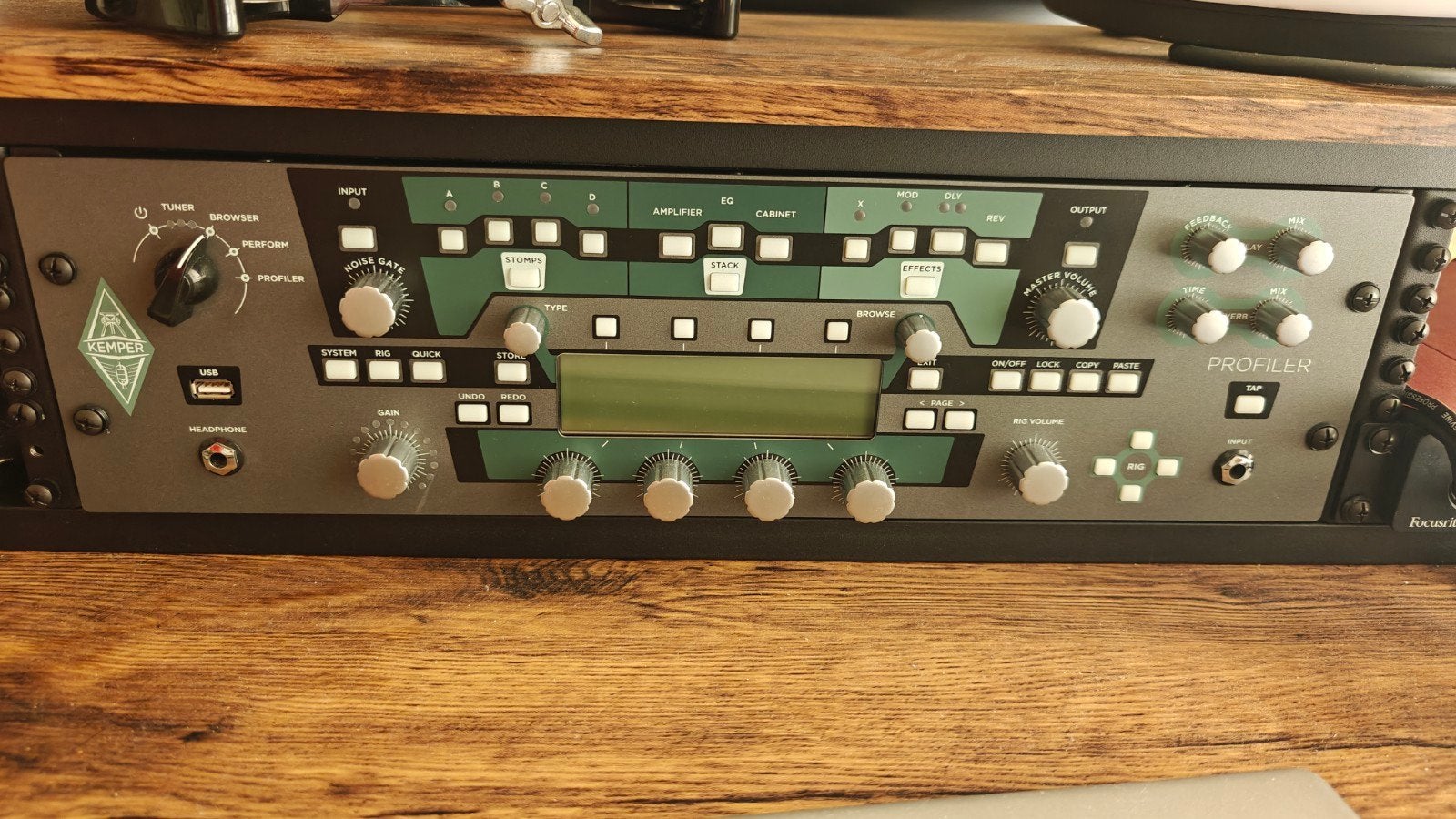 Kemper Profiler Rack met FCB1010 pedalboard en tas, Ophalen, Zo goed als nieuw