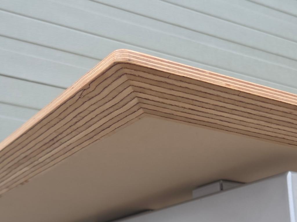 Bureautafel / vergadertafel 200x90 eiken fineer, Huis en Inrichting, Tafels | Eettafels, Ophalen, Gebruikt, 200 cm of meer, 50 tot 100 cm