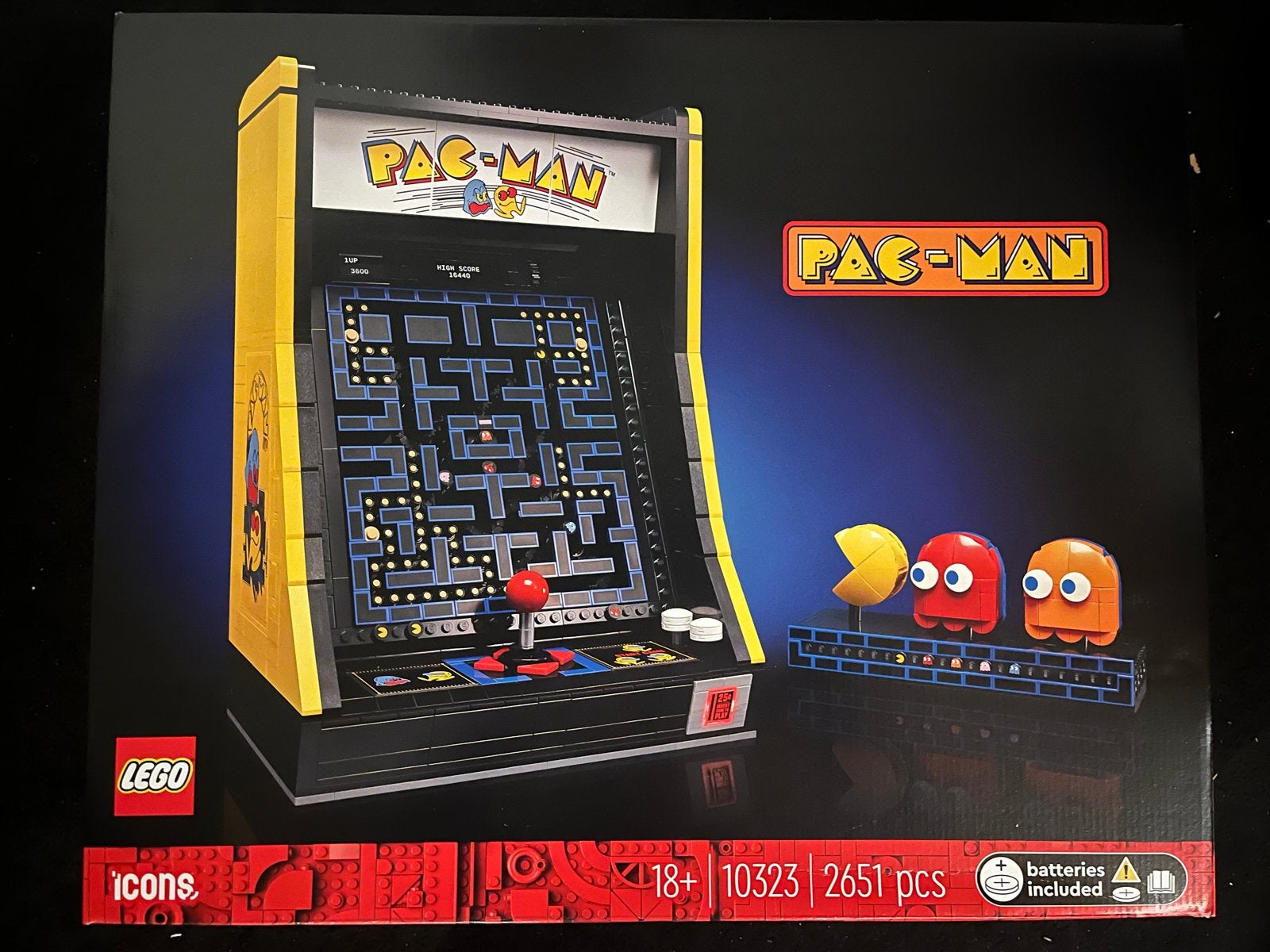 LEGO Icons PAC-MAN Arcade (10323) - Nieuw in doos, Ophalen of Verzenden, Nieuw