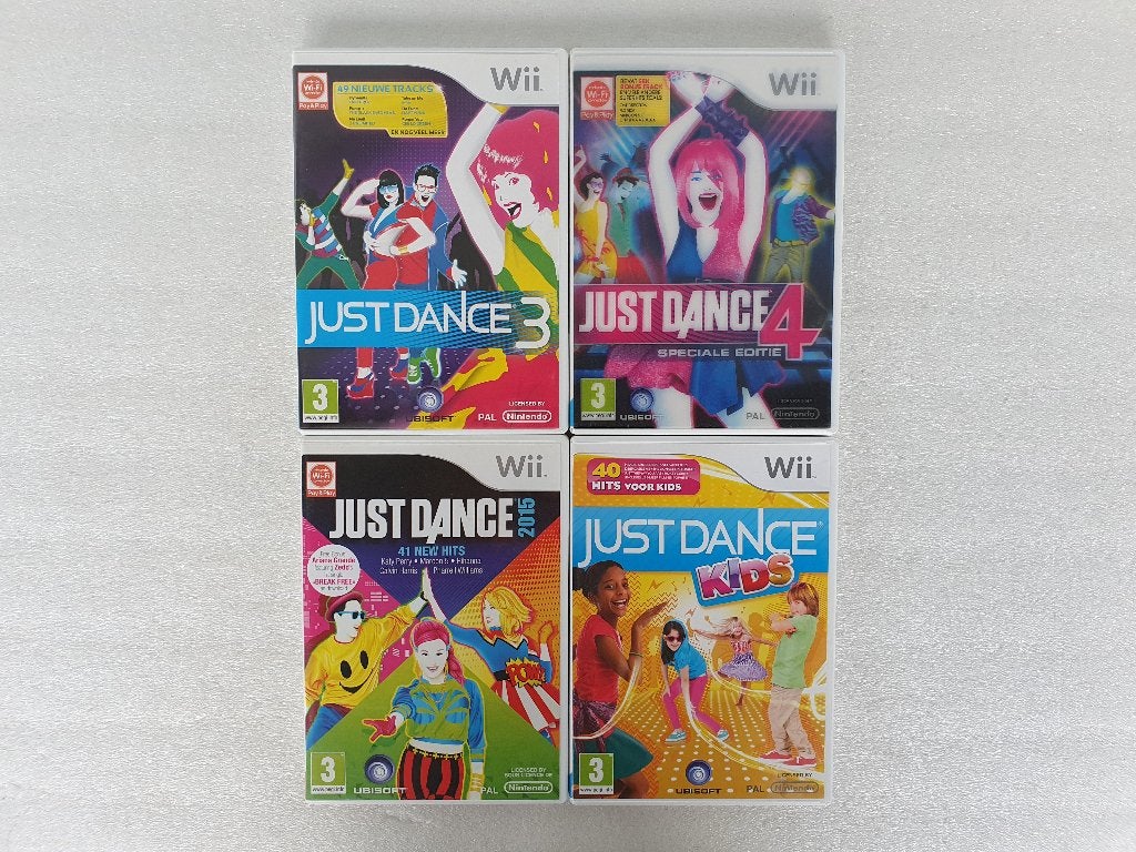 Nintendo Wii Just Dance Games, Spelcomputers en Games, Games | Nintendo Wii, Muziek, Gebruikt, Ophalen of Verzenden, 3 spelers of meer