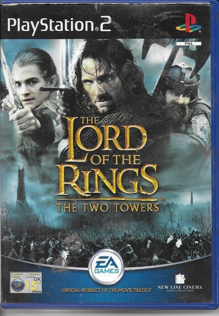 The Lord of the Rings: The Two Towers – PlayStation 2 (PS2), Avontuur en Actie, Gebruikt, 2 spelers, Eén computer