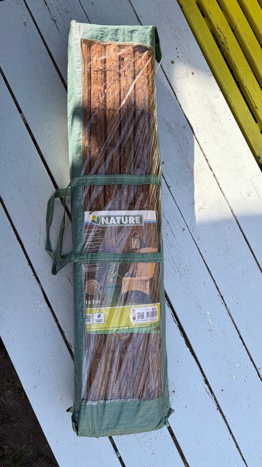 Natuurlijke boomschorsmat 1x3m voor tuinafscheiding, Tuin en Terras, Ophalen, Overige materialen, 1 tot 2 meter, Nieuw