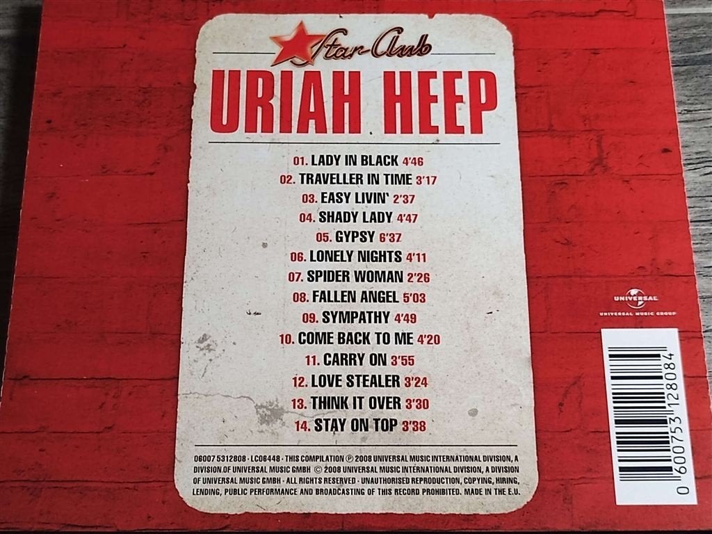 Uriah Heep [Star Club], Ophalen of Verzenden, Zo goed als nieuw, Poprock