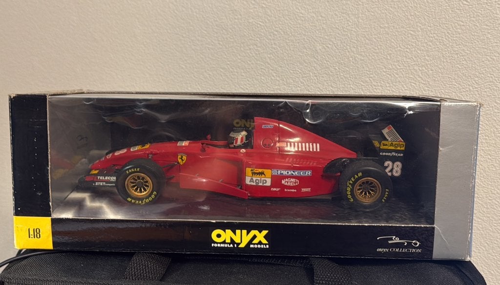 Onyx 6004 Ferrari 412T2 Gerhard Berger #28 1:18, Ophalen of Verzenden, Zo goed als nieuw, Auto, Overige merken