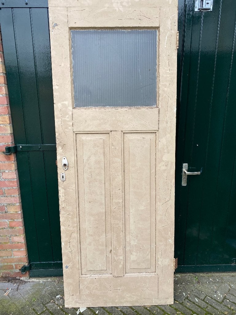 Paneeldeur, Ophalen, Gebruikt, 80 tot 100 cm, Binnendeur