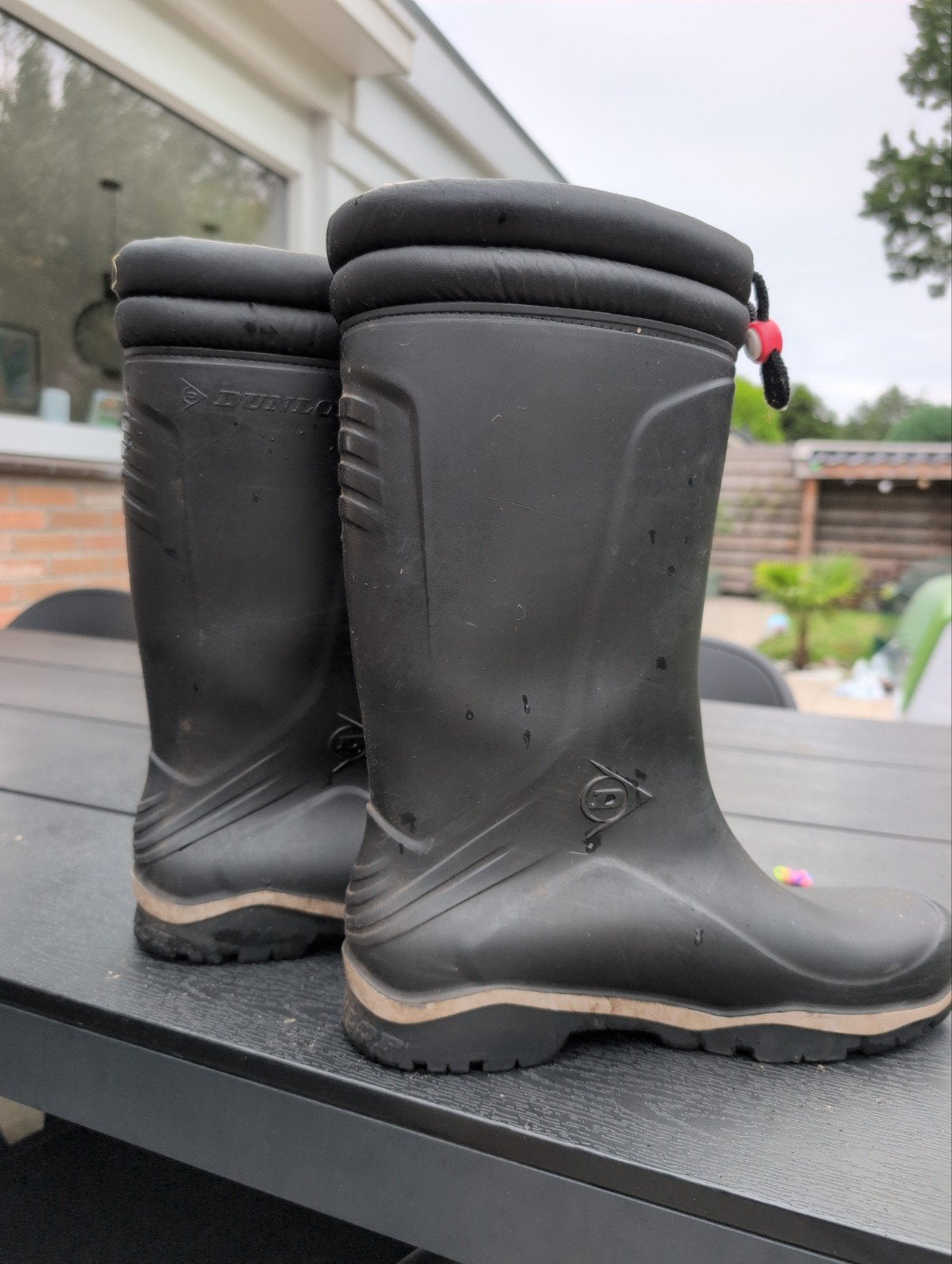 Dunlop regenlaarzen - Zwart - Maat 42 (43), Ophalen, Gedragen, Zwart, Boots