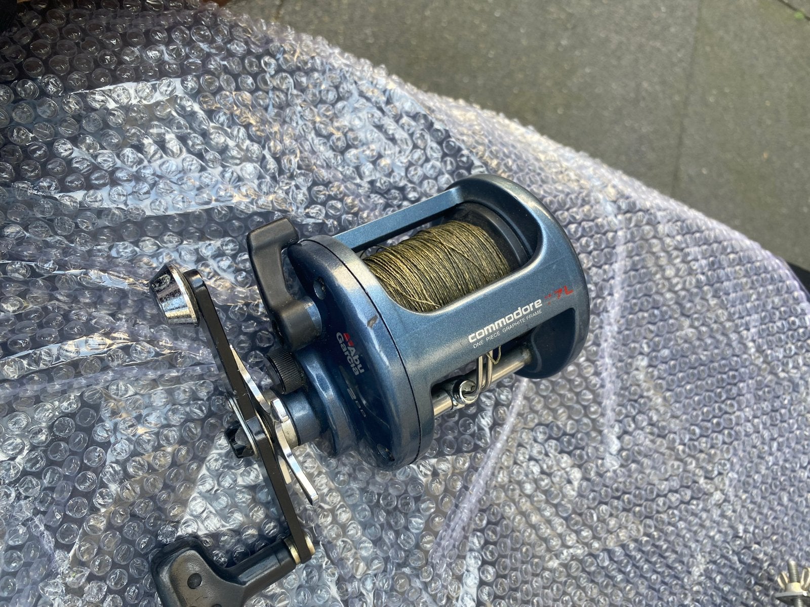 Abu Garcia Commodore 775L Vis molen, Watersport en Boten, Hengelsport | Zeevissen, Ophalen of Verzenden, Gebruikt, Molen