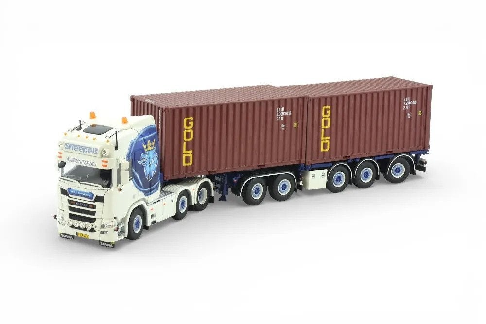 Tekno scania Sneepels, Hobby en Vrije tijd, Modelauto's | 1:50, Info@gejomodels.nl, Nieuw, Cbw, Tekno
