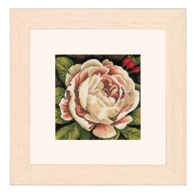 Borduurpakket White rose pn0144567, Geen, Geen, Nieuw, Ophalen of Verzenden
