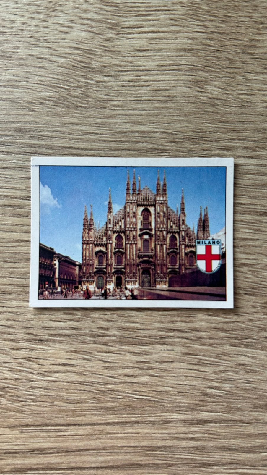 Panini Europa 80 plaatje Stad Milaan EK 80, Verzenden, Zo goed als nieuw, Plaatje