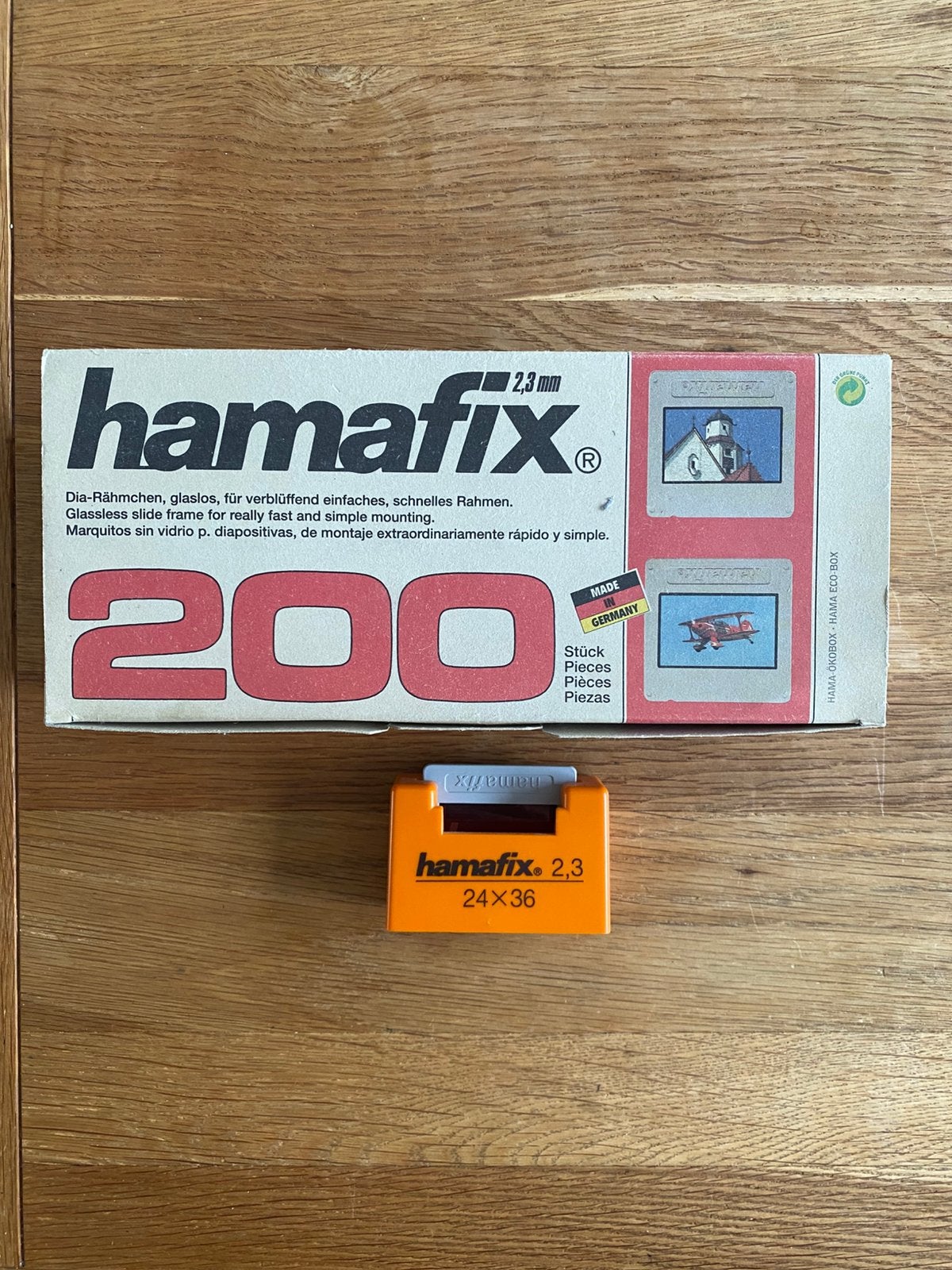 Hamafix diaraampjes + Hama diasysteem 1040 (2,3), Ophalen, Zo goed als nieuw