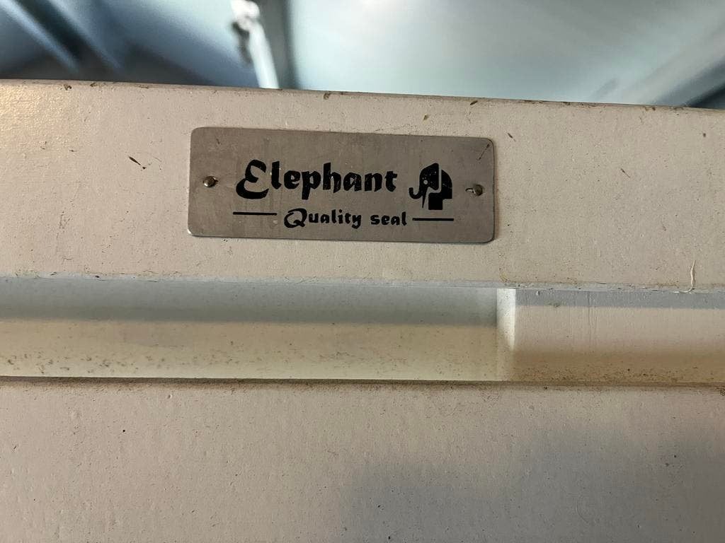 Nieuw wit gelakt tuinscherm Elephant 180x180, Ophalen, Nieuw, Hout, Tuinhek