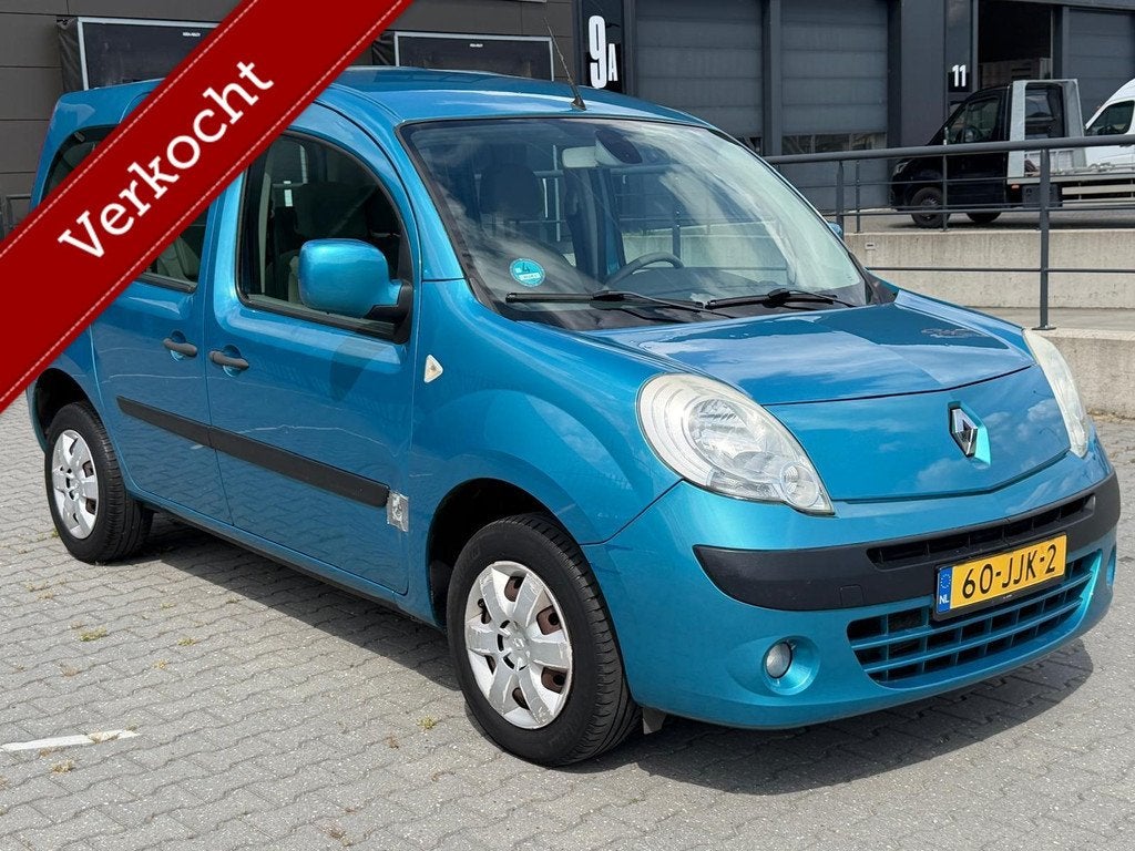 Renault Kangoo Family 1.6-16V Expression/AIRCO/APK/INRUILK., Auto's, 1373 kg, Gebruikt, 4 cilinders, Blauw