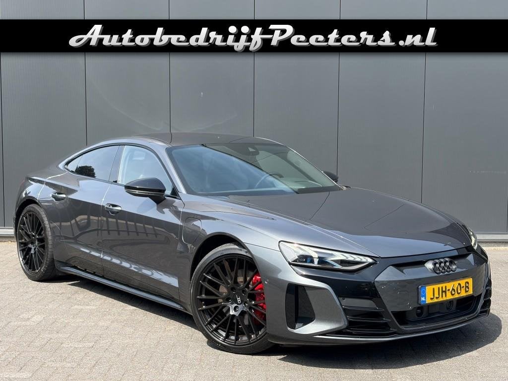 Audi E-TRON GT 93 kWh 476pk Pano Laserlicht RS-leder ACC B&O, Auto's, Automaat, Gebruikt, Overige modellen, Leder