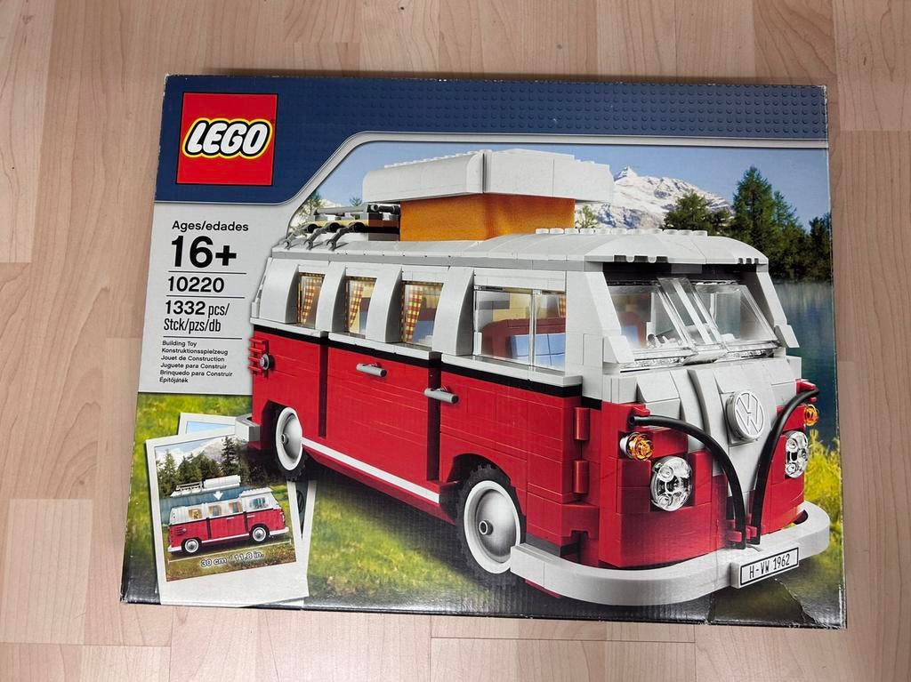 LEGO 10220 Volkswagen T1 kampeerbus, Compleet, Lego, Ophalen of Verzenden, Zo goed als nieuw