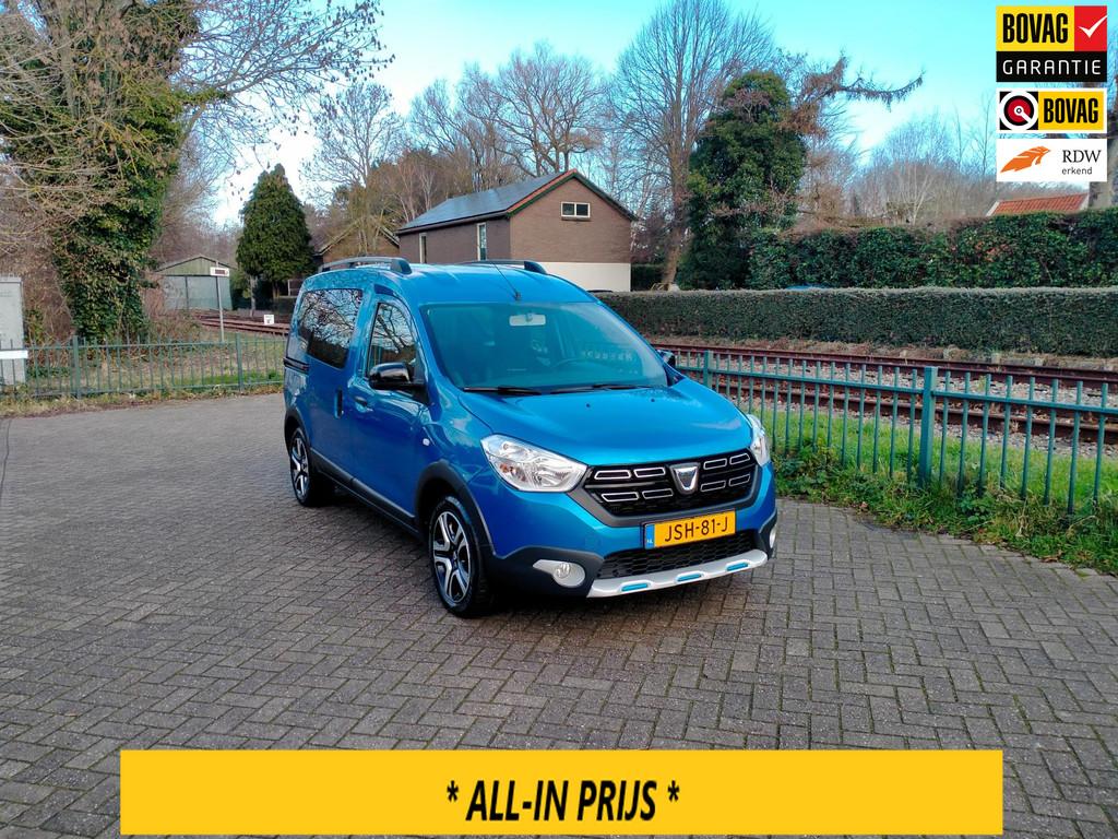 Dacia DOKKER 1.2 TCe S&S Série Limitée Stepway airco cruis, Auto's, Dacia, Voorwielaandrijving, 12 maanden, Stof, Gebruikt