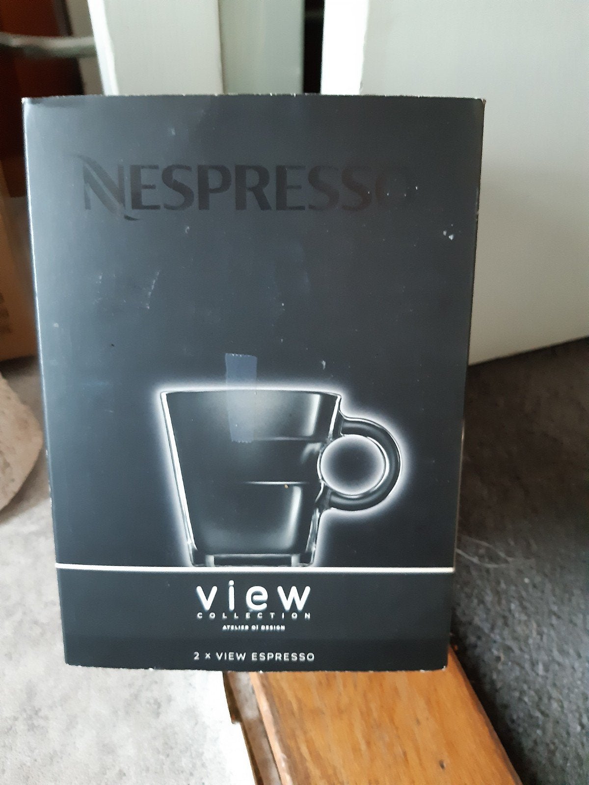nespresso zet, Ophalen, Overige stijlen, Kop(pen) en/of Schotel(s), Glas