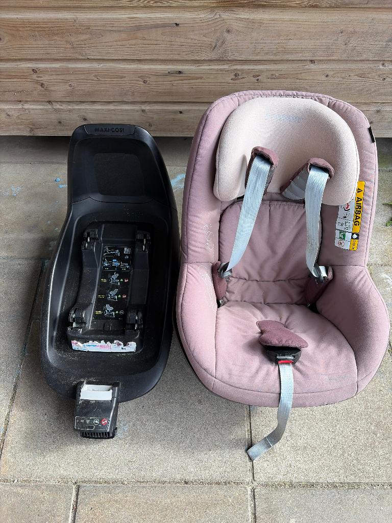 Maxi cosi peuterstoeltje incl base, Ophalen, Gebruikt, Slaapstand, Isofix